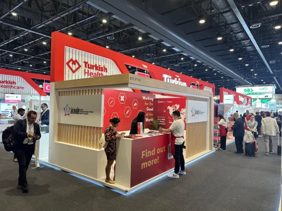 579 sqm IKMIB pavilion stand at WHX Dubai 2026.